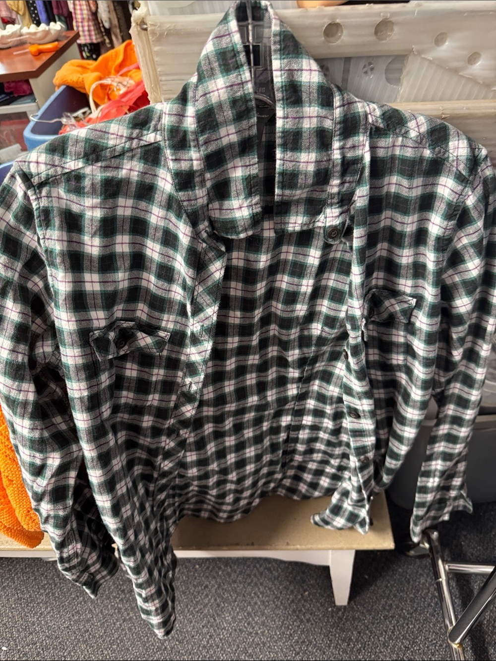 Eddie Bauer button down M // 090246
